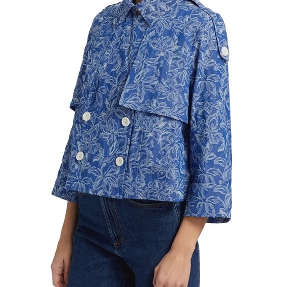 NWT Derek Lam 10 Crosby Elijah Cropped
Trench Jacket Small - Picture 5 of 13